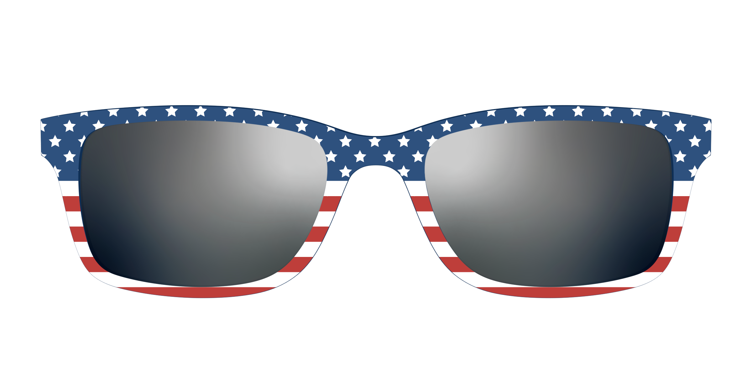Pair Eyewear Sun Tops Stars Stripes occhiale sole polarizzato