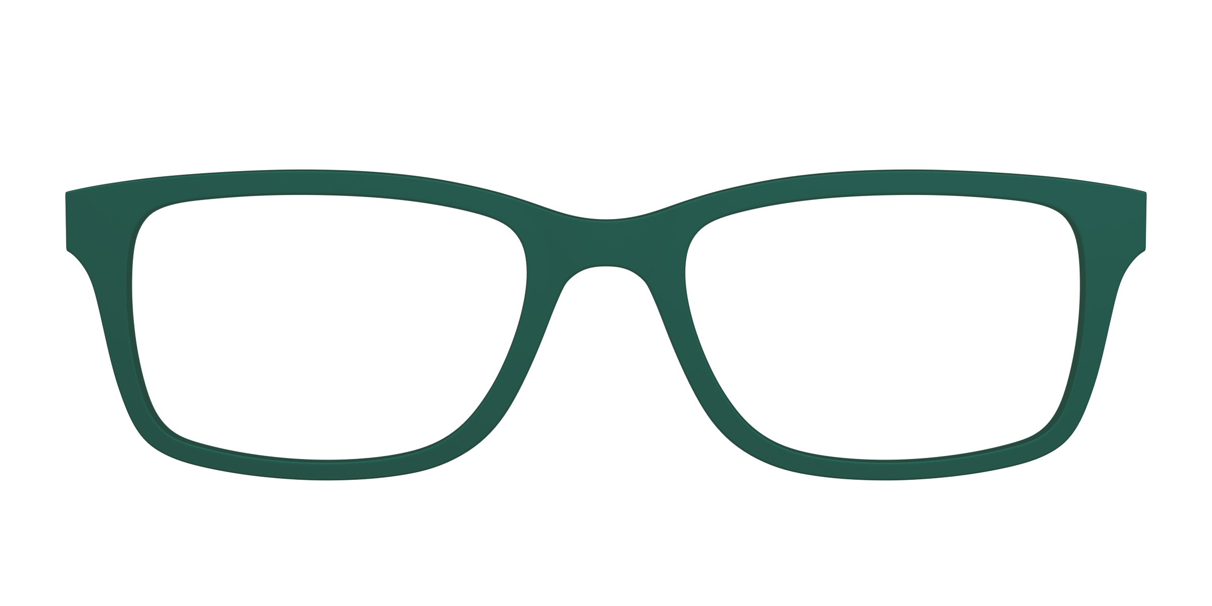 Pair Eyewear Solid Tops The Spruce top verde tinta unita