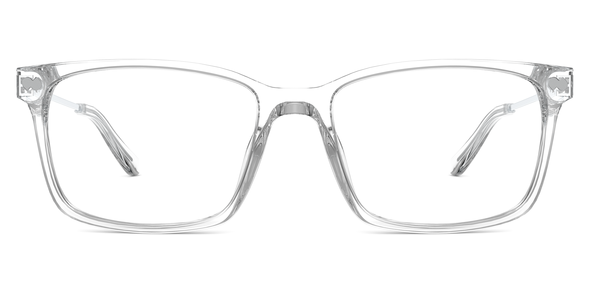 Pair Eyewear Kirby Mixed montatura vista Crystal Clear
