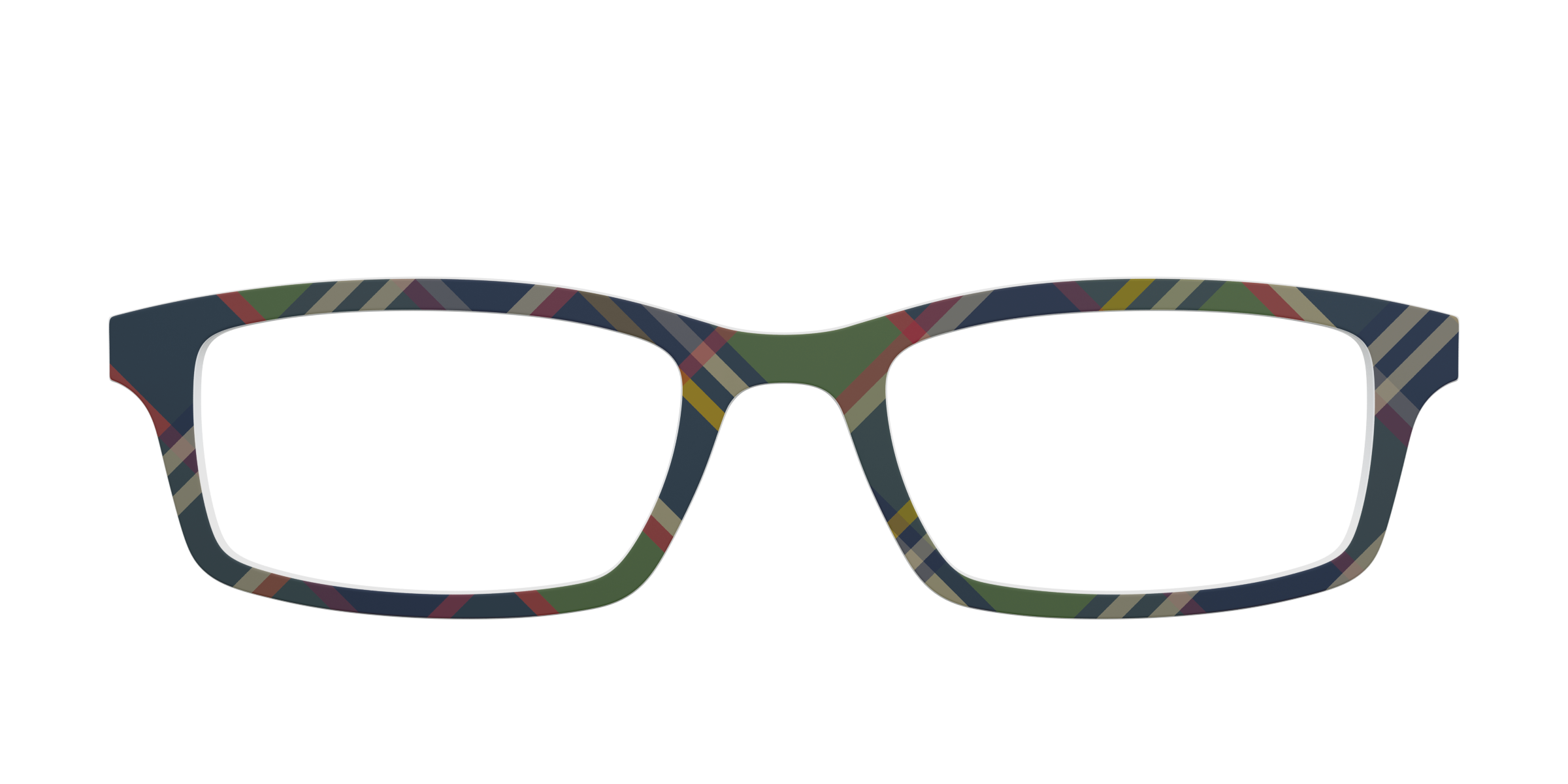 Pair Eyewear Solid Tops The Flannel Plaid top occhiali TK4