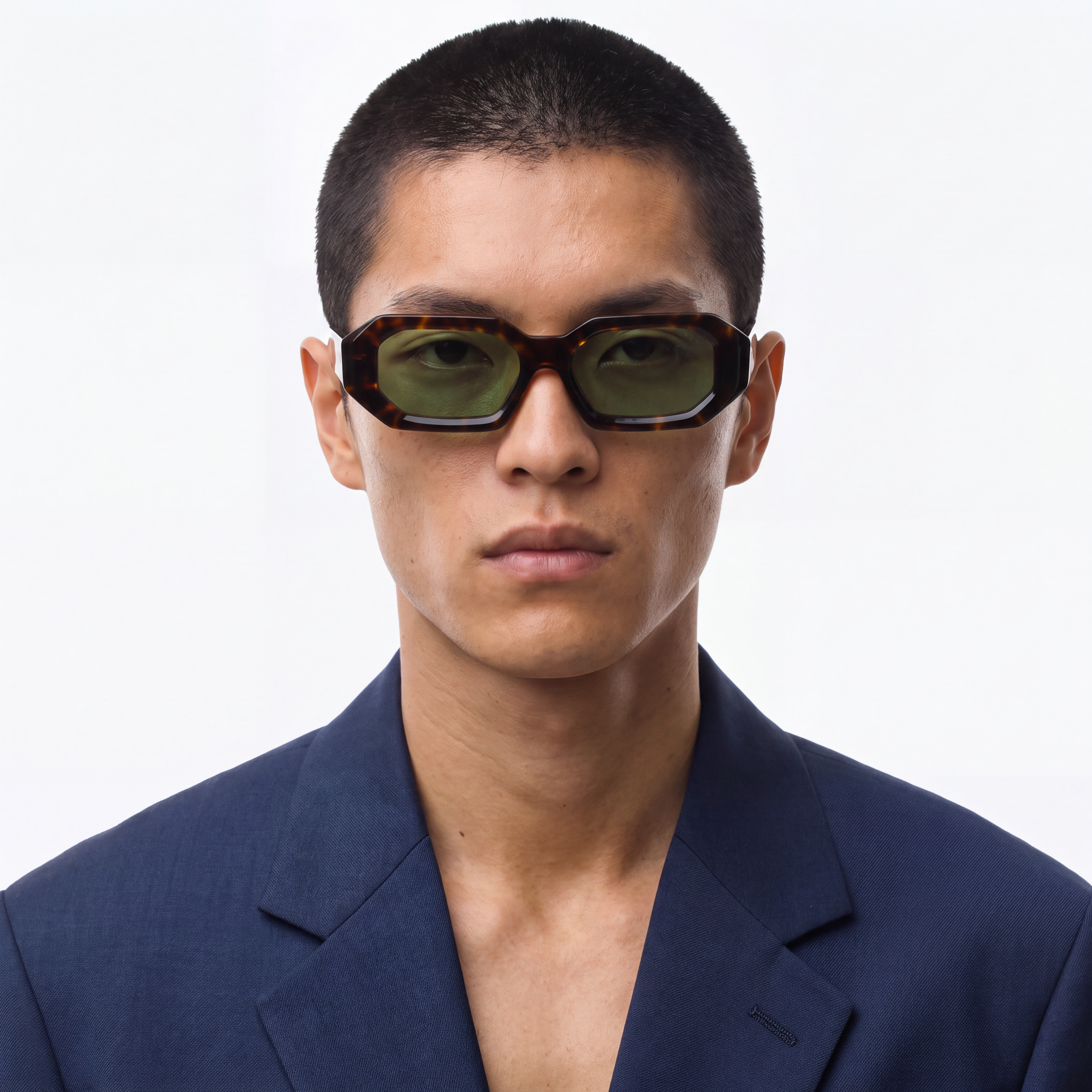 Monokol Present Tense MK286 C2Y occhiali da sole quadrati acetato
