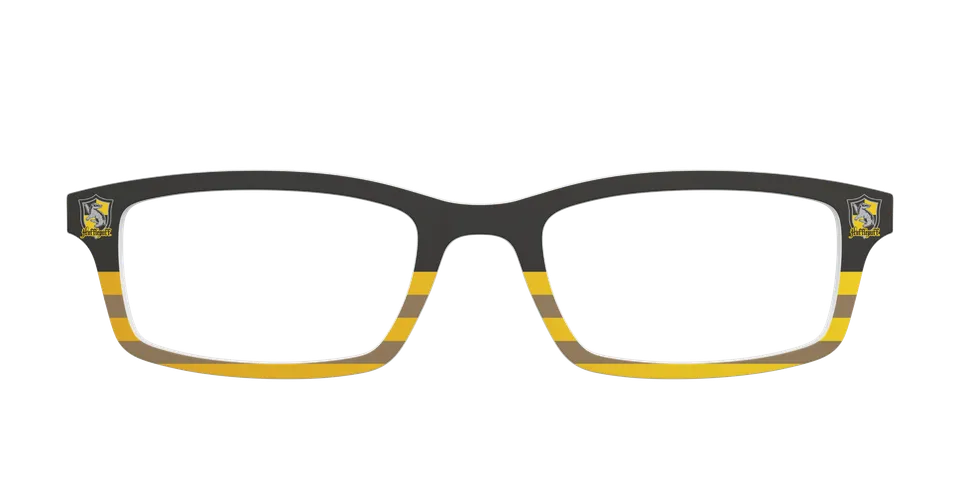 Pair Eyewear Collabs Hufflepuff top occhiali giallo HP4