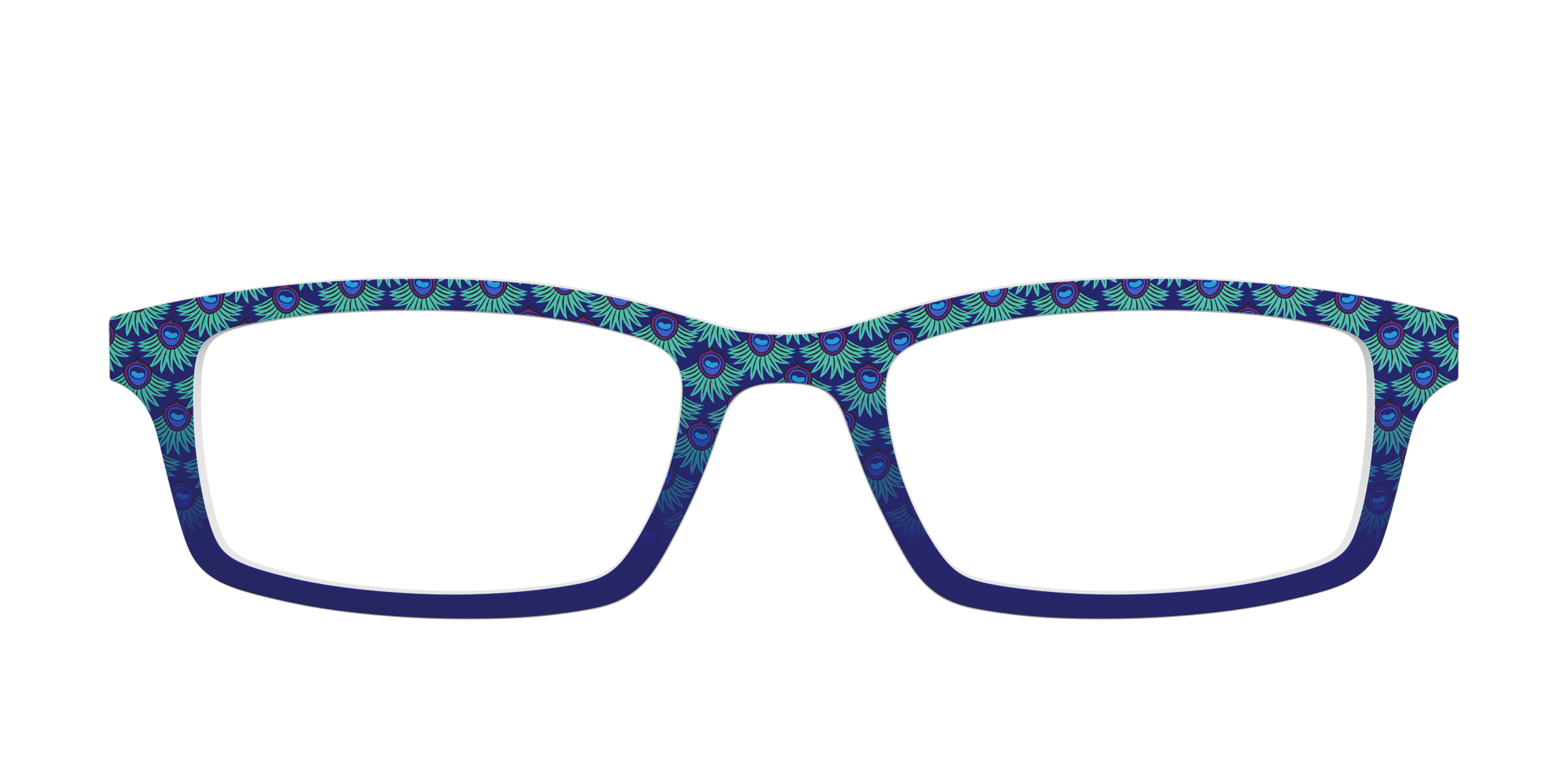 Pair Eyewear Collabs Peacock Scallop top FK12