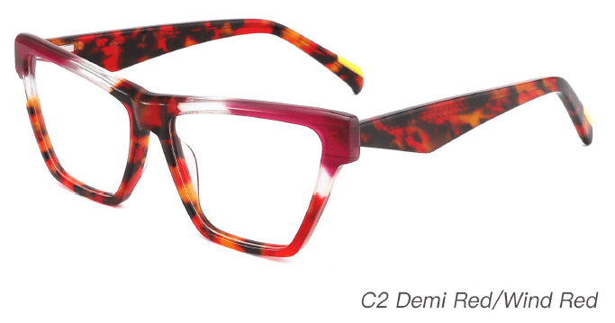 Ouyuan NOA23014 montatura occhiali acetato colorata estiva 54