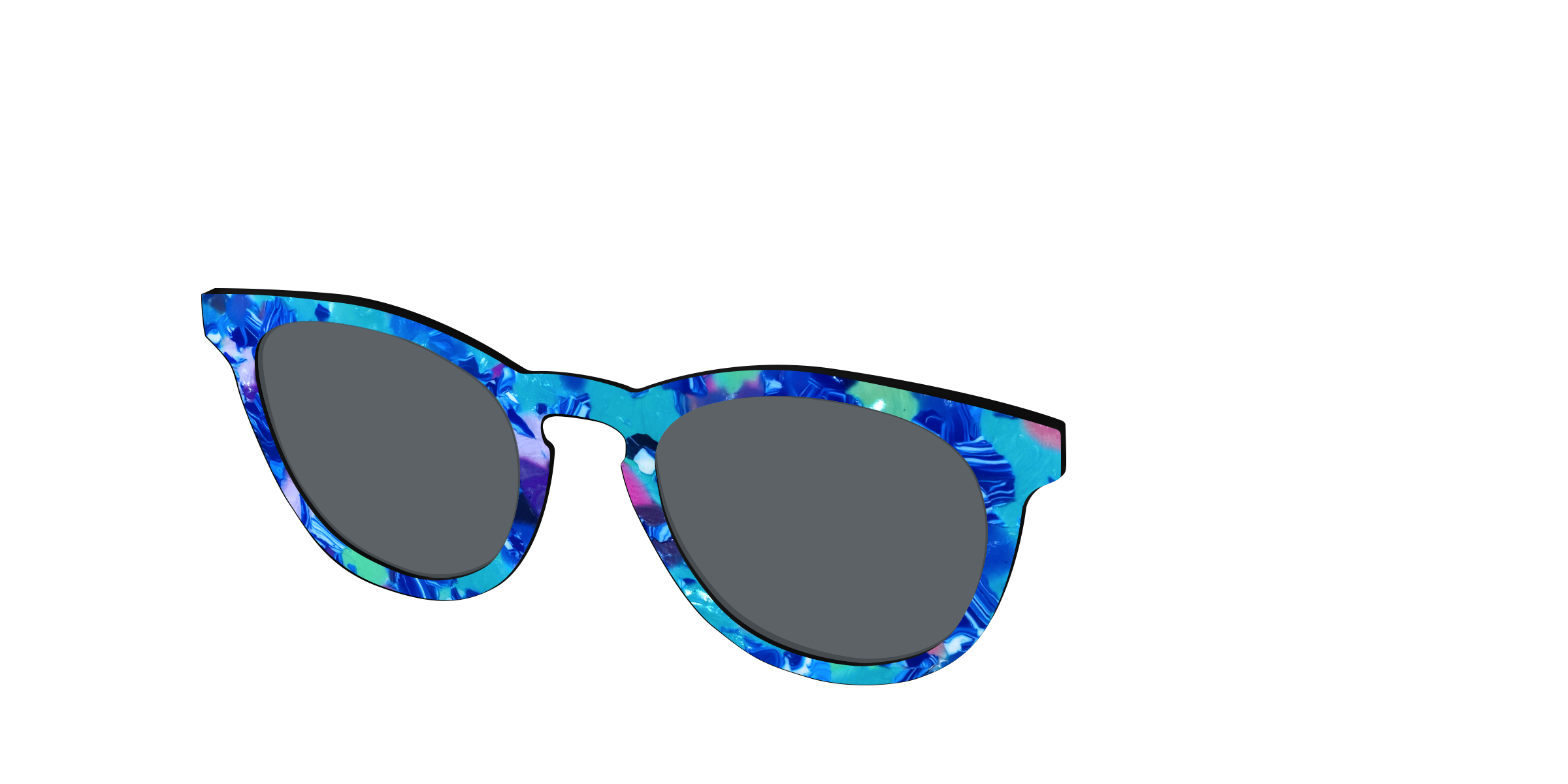 Pair Eyewear Sun Tops Tropic Pearl Sun Top polarizzato