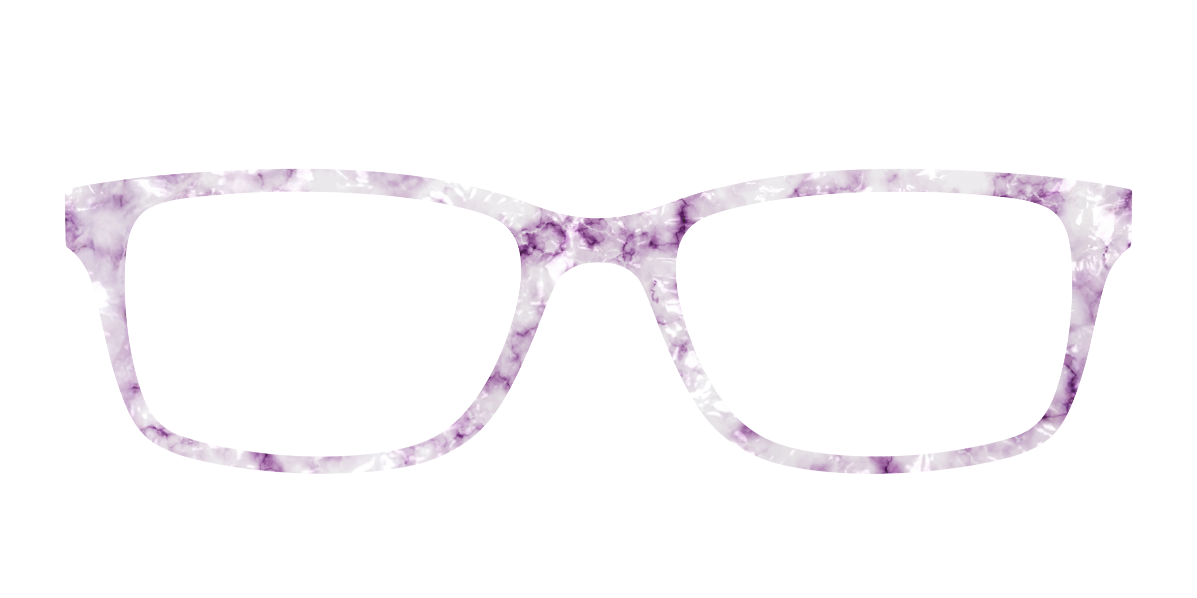 Pair Design Tops The Violet Pearl Marble top occhiali viola perla