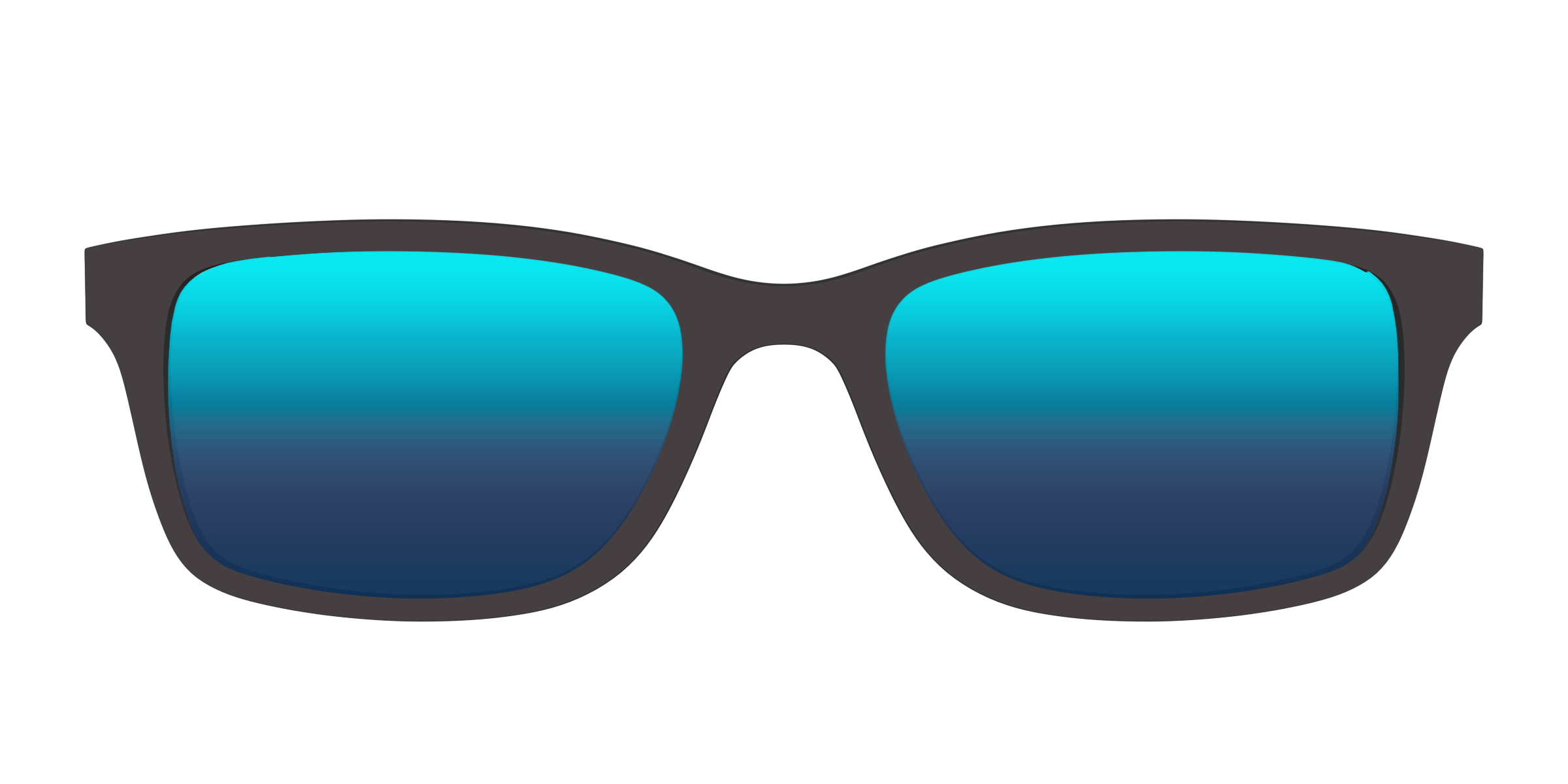 Pair Eyewear Sun Tops Blue Reflective top sole polarizzato blu