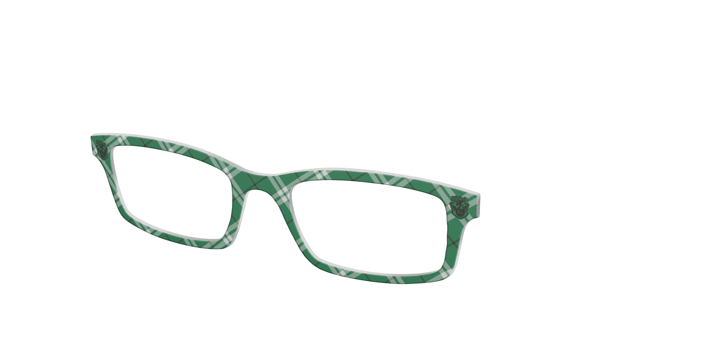 Pair Eyewear Collabs The Slytherin Plaid top magnetico verde
