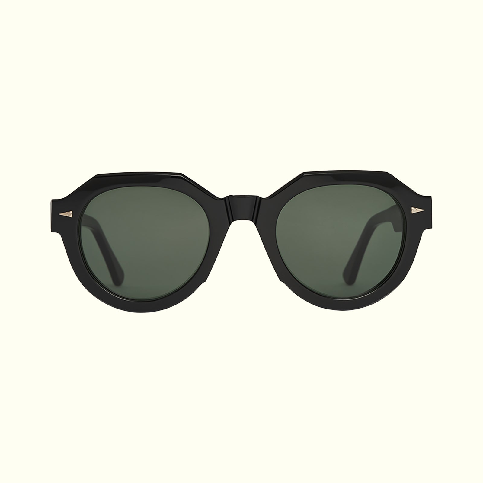 AHLEM Marcadet occhiali da sole Dark Green oversize
