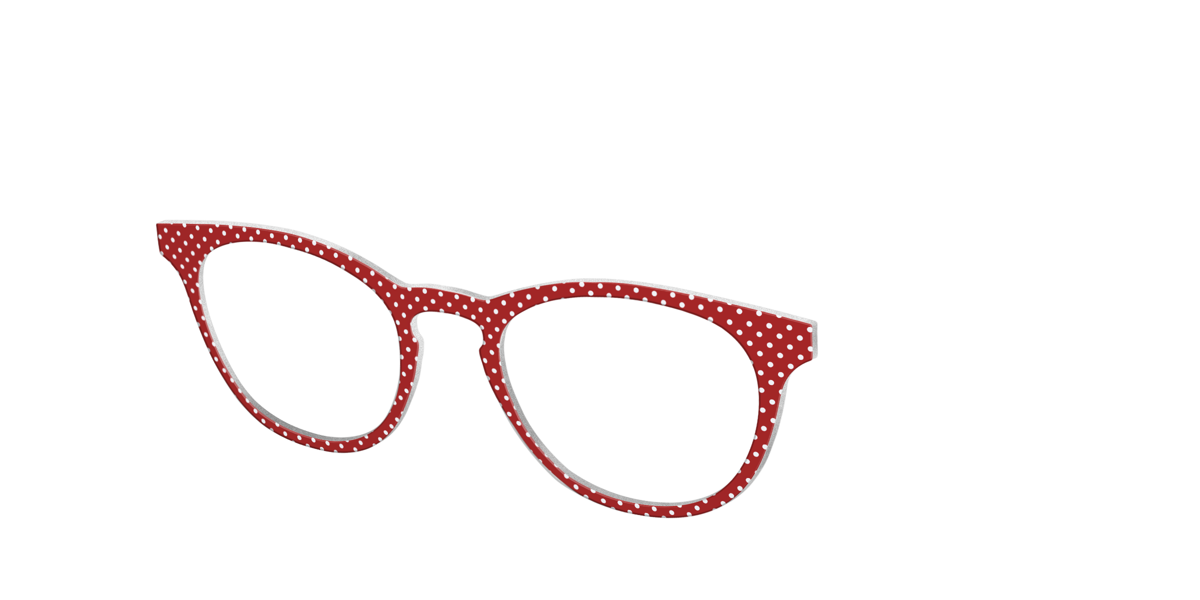 Pair Eyewear Solid Tops The Ruby Pin Dot top magnetico