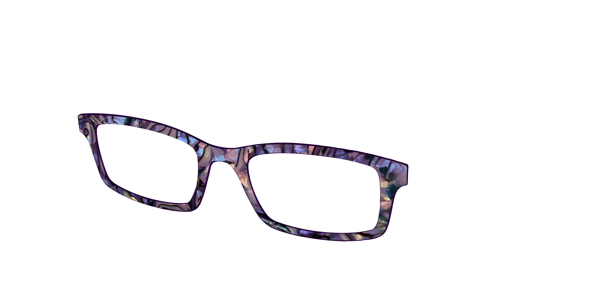Pair Eyewear Design Tops The Thistle Pearl Shell top occhiali