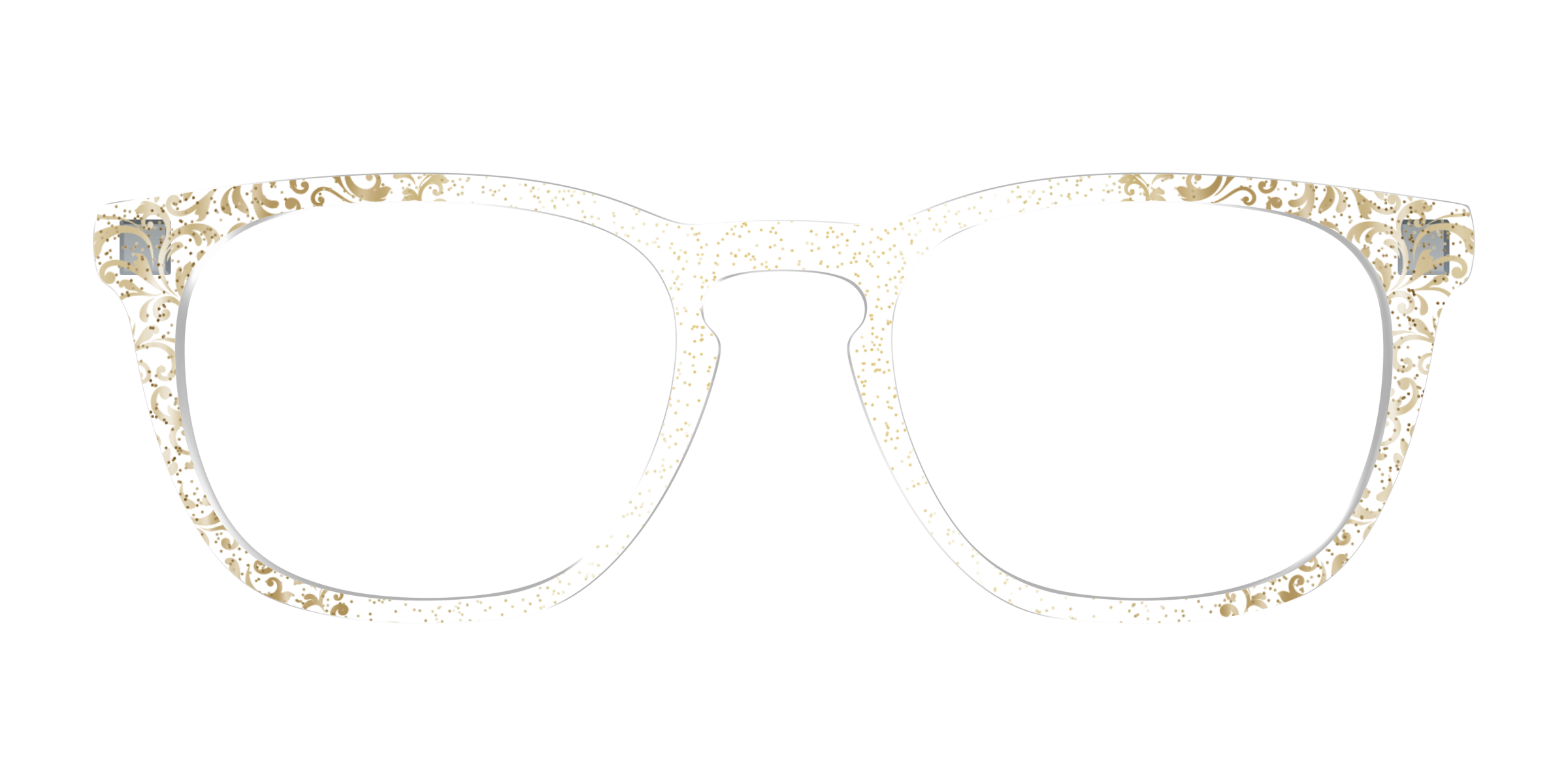Pair Eyewear Design Tops Golden Flair Crystal top dorato occhiali