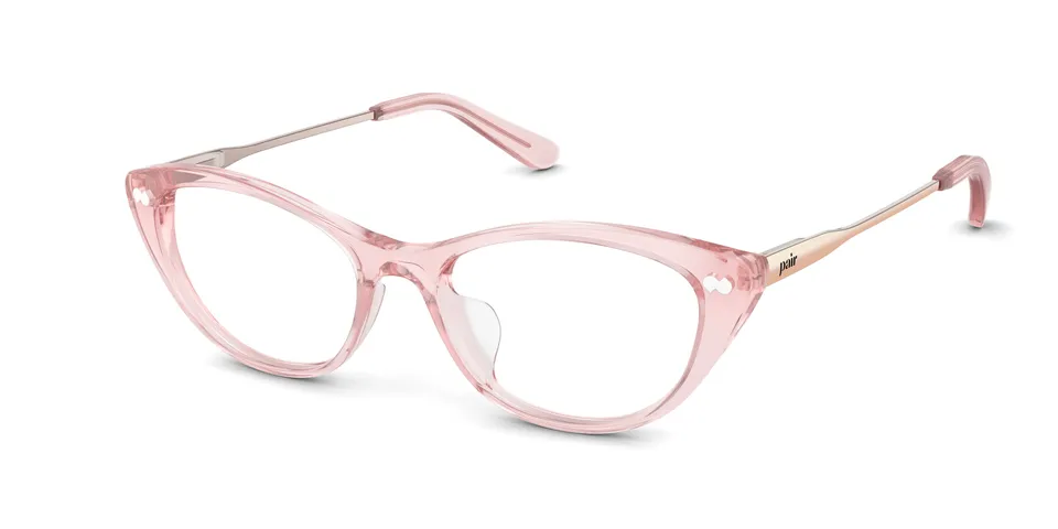 Pair Eyewear Ella Mixed Material montatura Crystal Clear