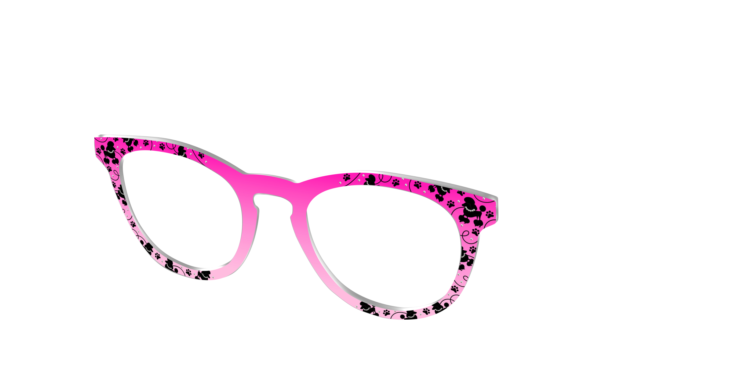Pair Eyewear Sock Hop Pups topper occhiali DE03 cani