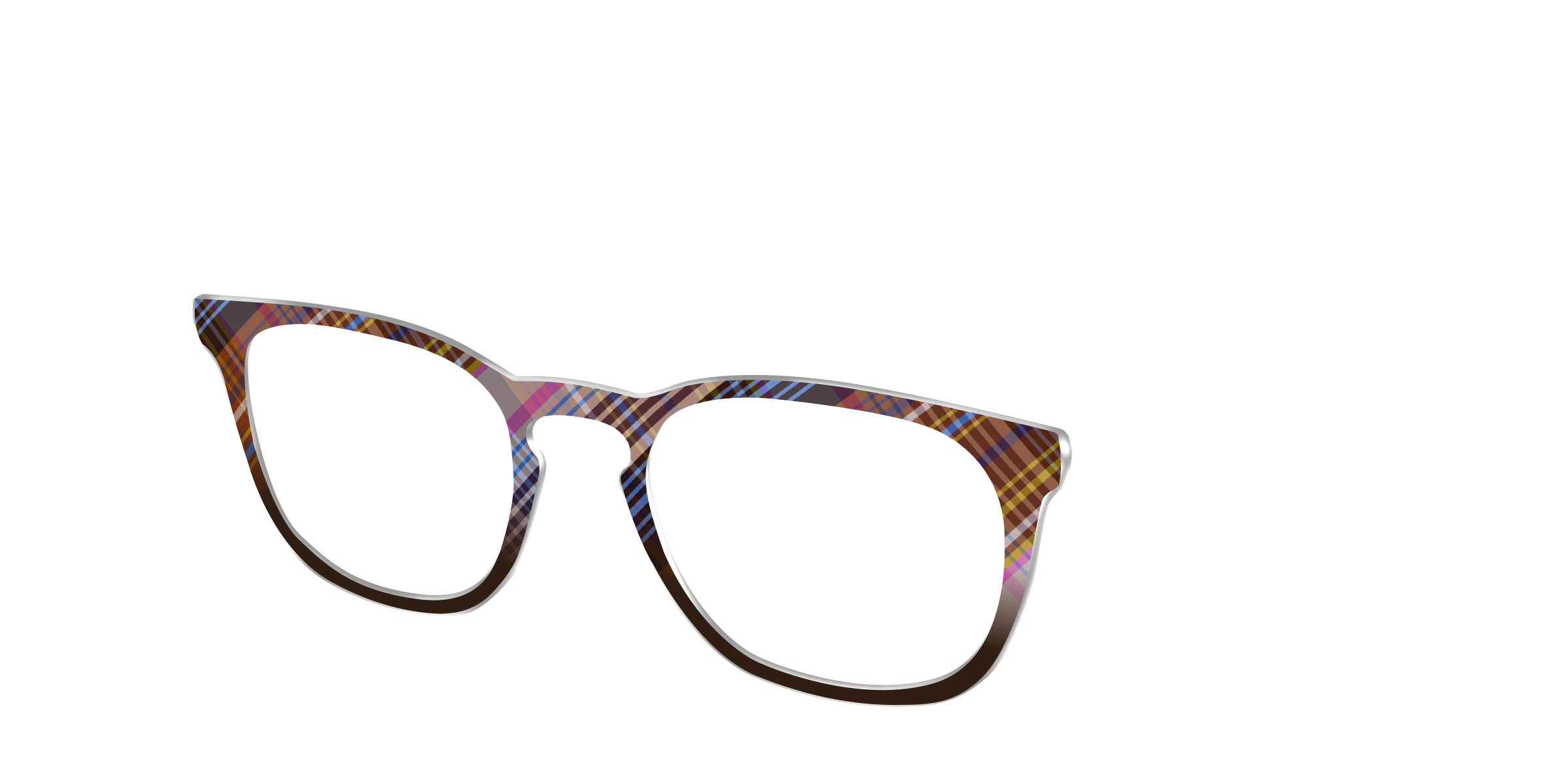Pair Eyewear Design Tops The Twill Tartan top scozzese AT20