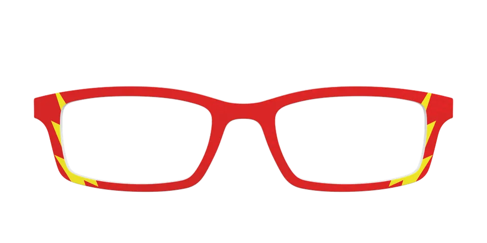 Pair Eyewear Collabs The Flash top occhiali Cedro rosso