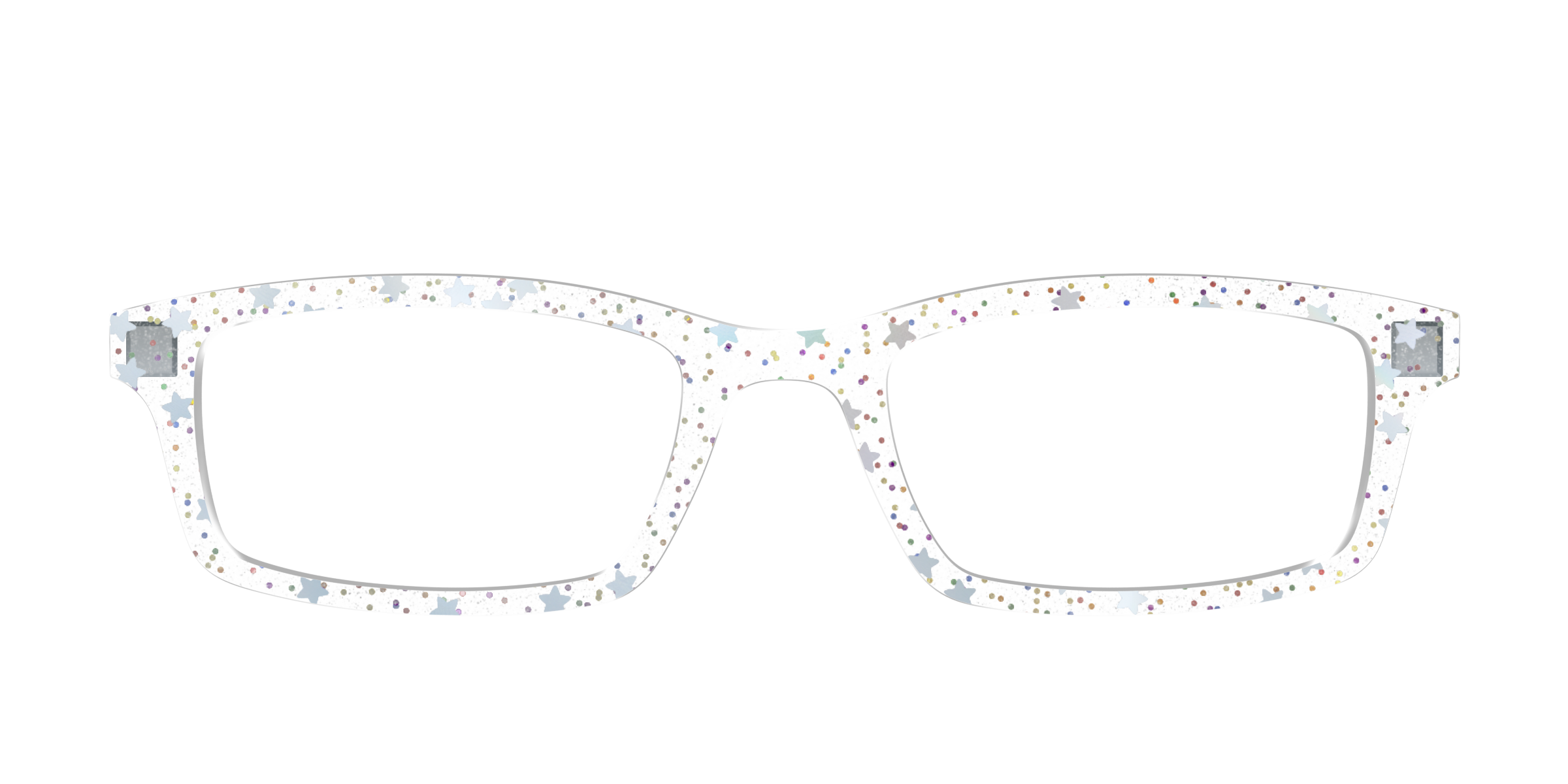 Pair Eyewear Design Tops Star Glitter Crystal Topper Cedro