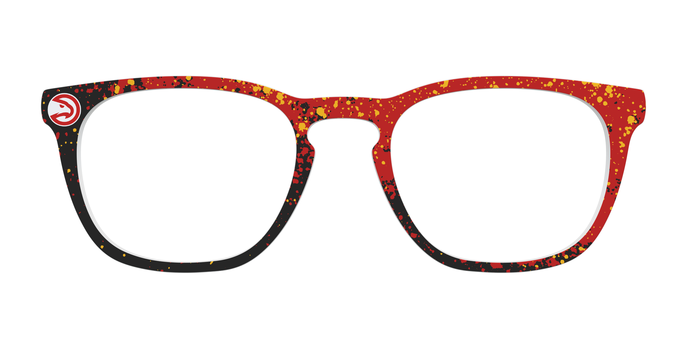 Pair Eyewear School Spirit Hawks Splatter top magnetico schizzi