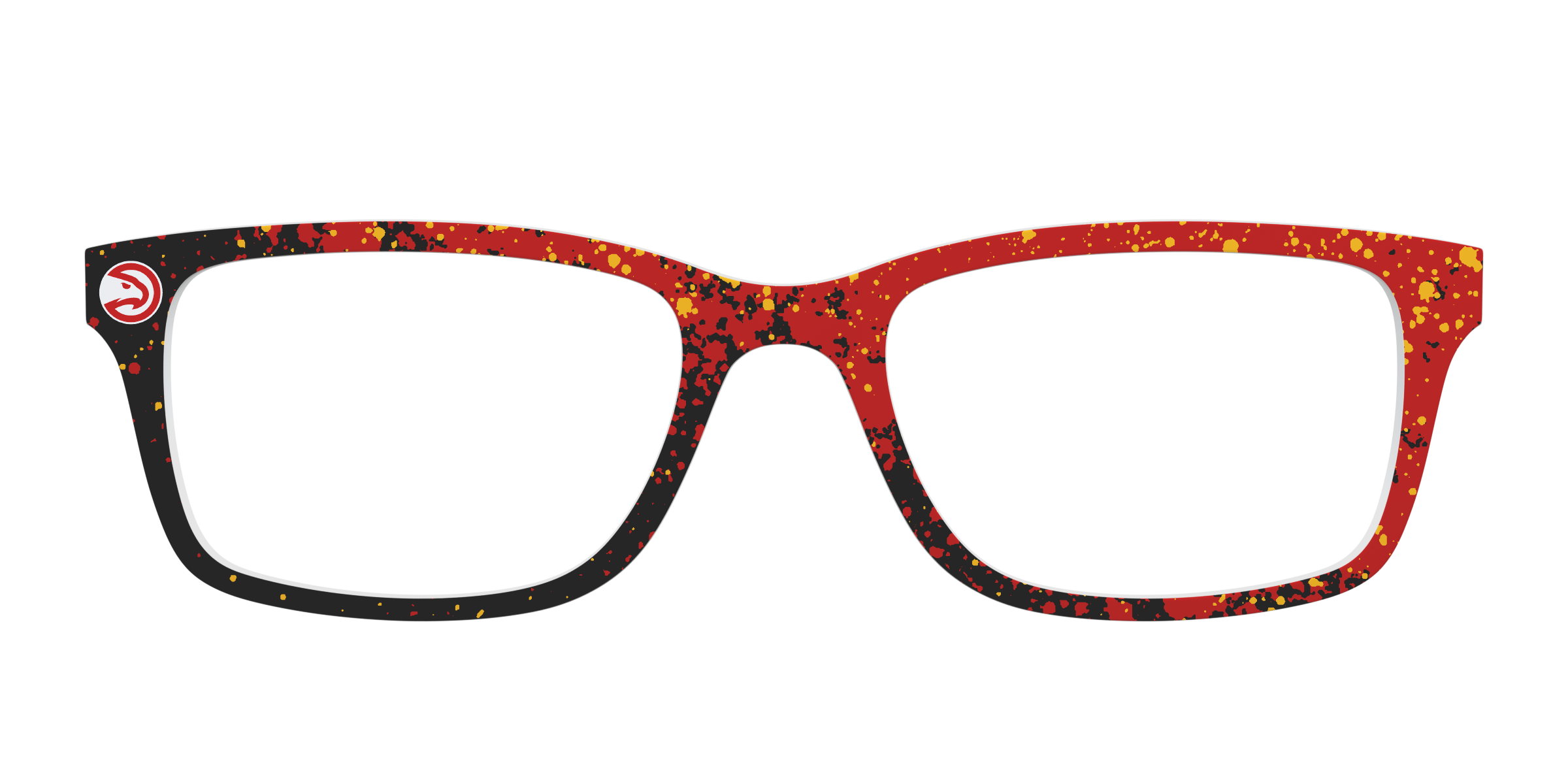 Pair Eyewear School Spirit Hawks Splatter top magnetico schizzi