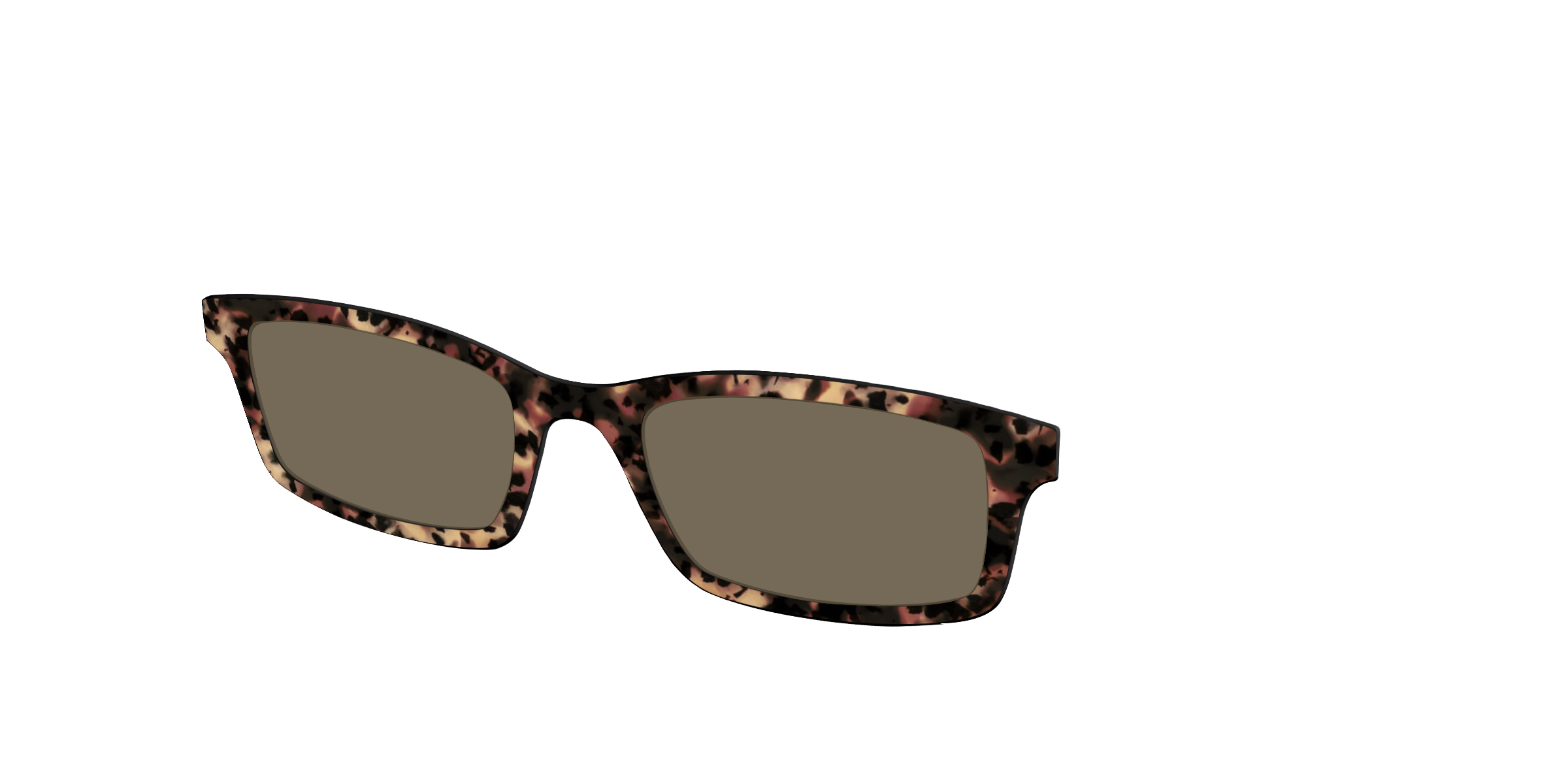 Pair Eyewear Sun Tops Sienna Tortoise top sole polarizzato