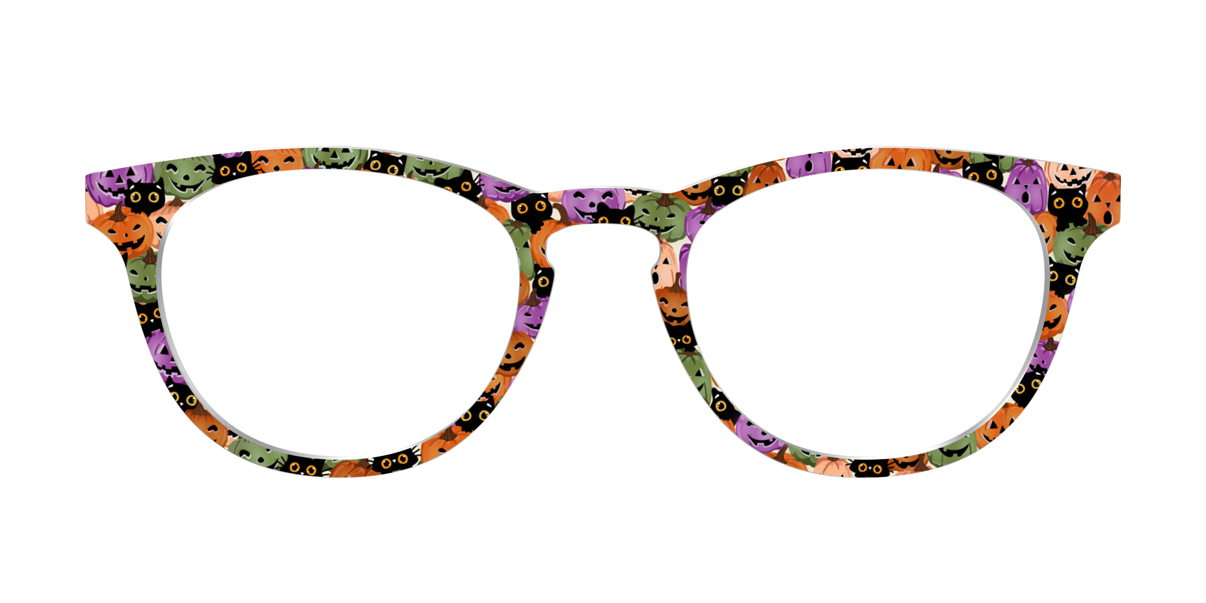 Pair Eyewear Design Tops The Purring Pumpkins top occhiali halloween