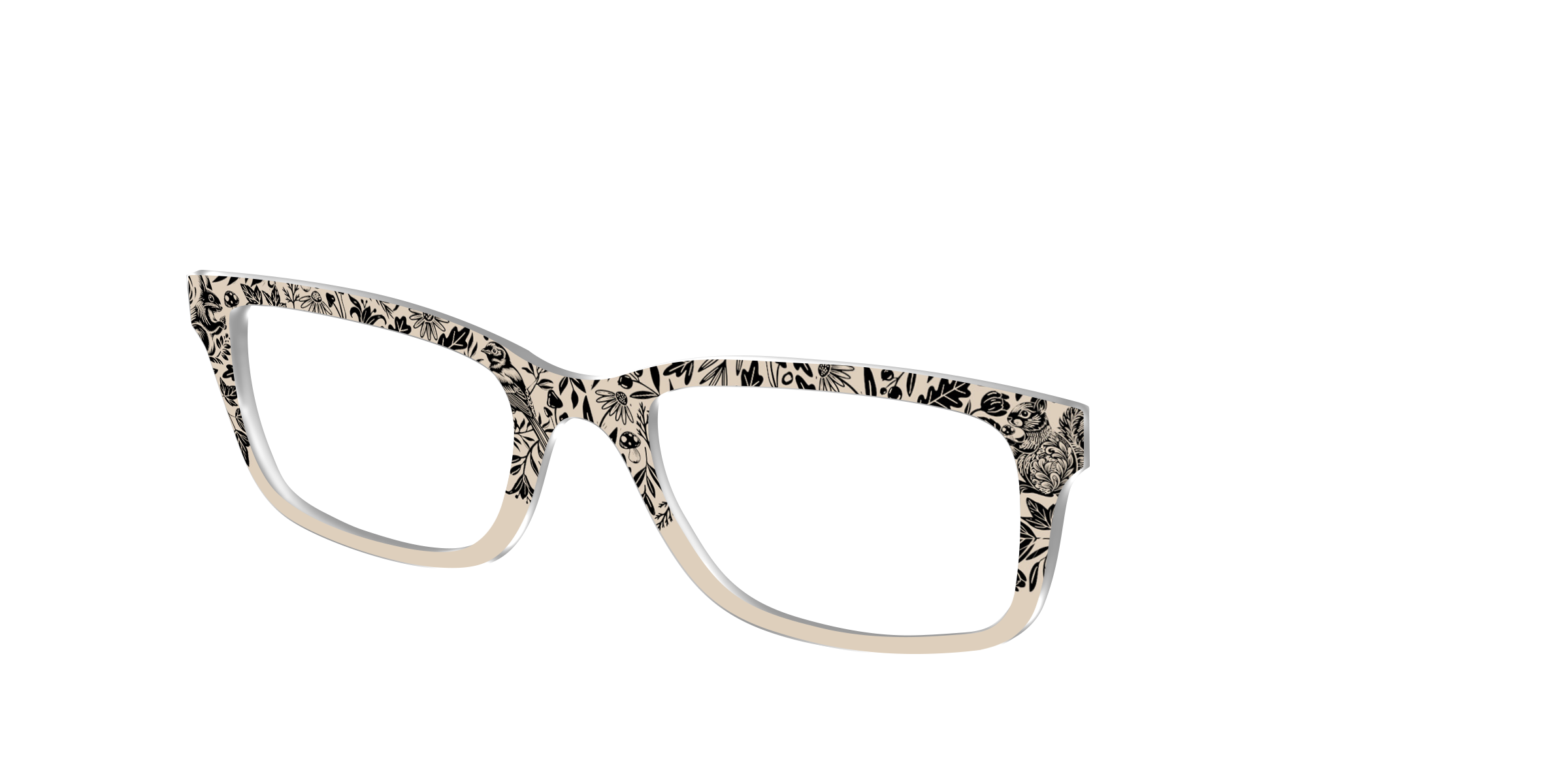 Pair Eyewear Design Tops Woodcut Squirrels top scoiattoli
