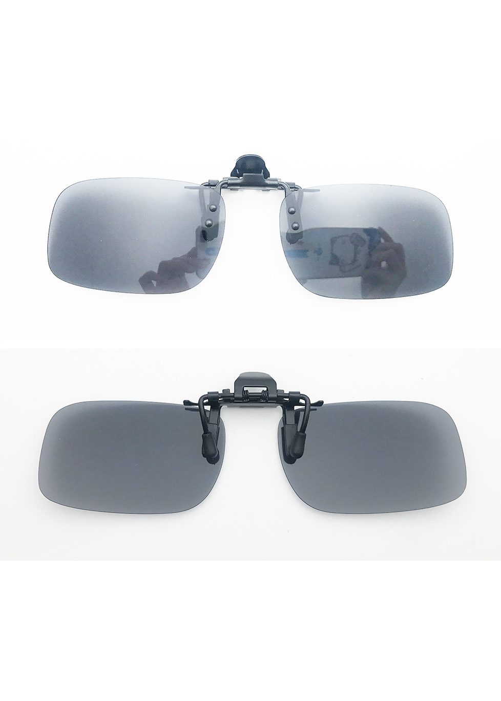 Ouyuan Eyewear CO23010 Clip On Occhiali Rettangolare Polarizzata