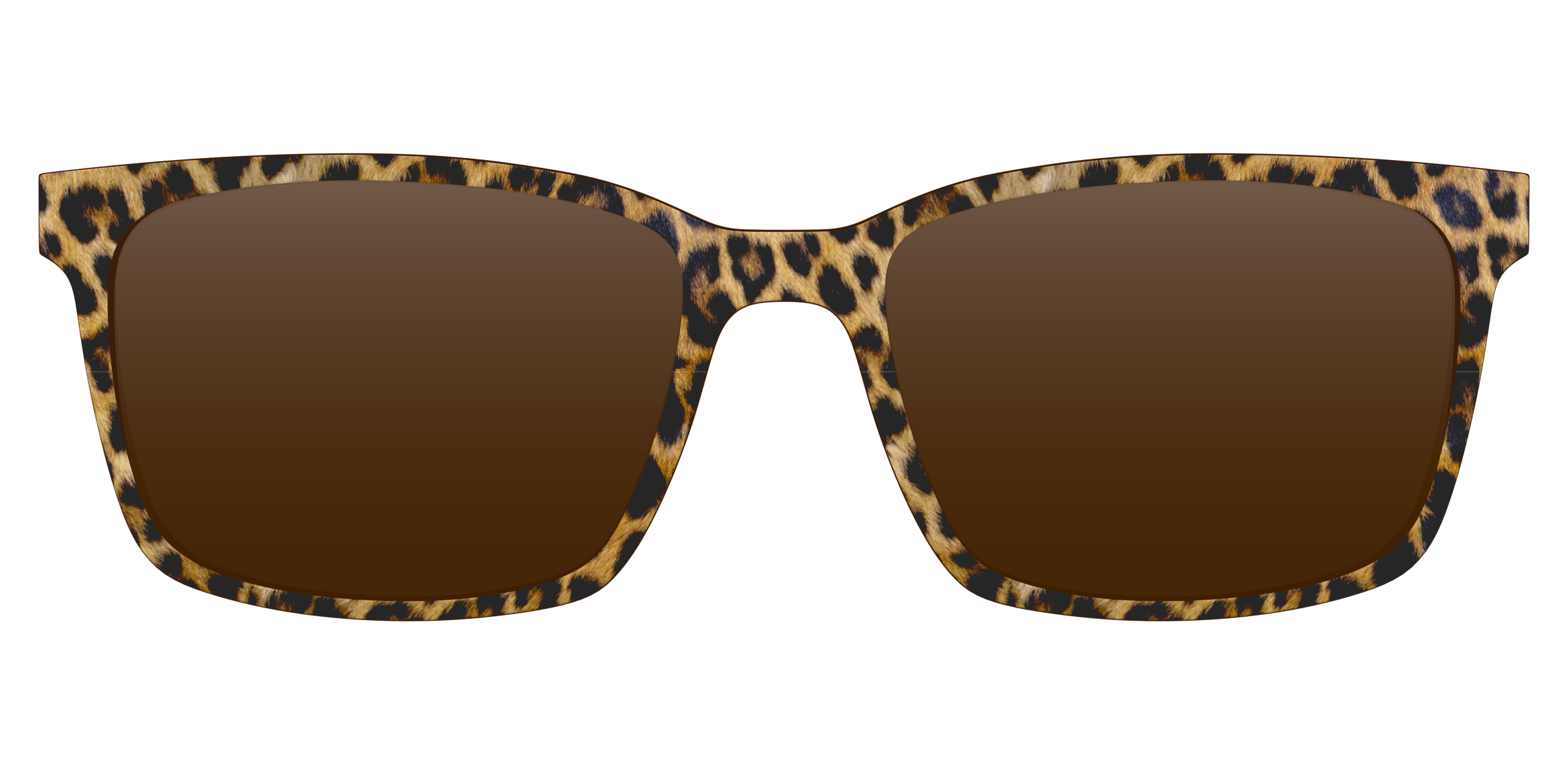 Pair Eyewear Sun Tops Cheetah Spots clip sole maculato