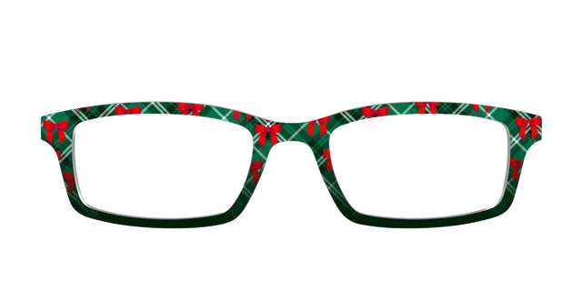 Pair Eyewear Ribbon-Clad Plaid top occhiali scozzese