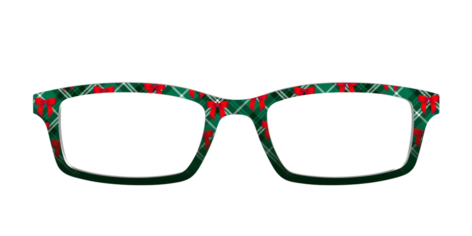 Pair Eyewear Ribbon-Clad Plaid top occhiali scozzese