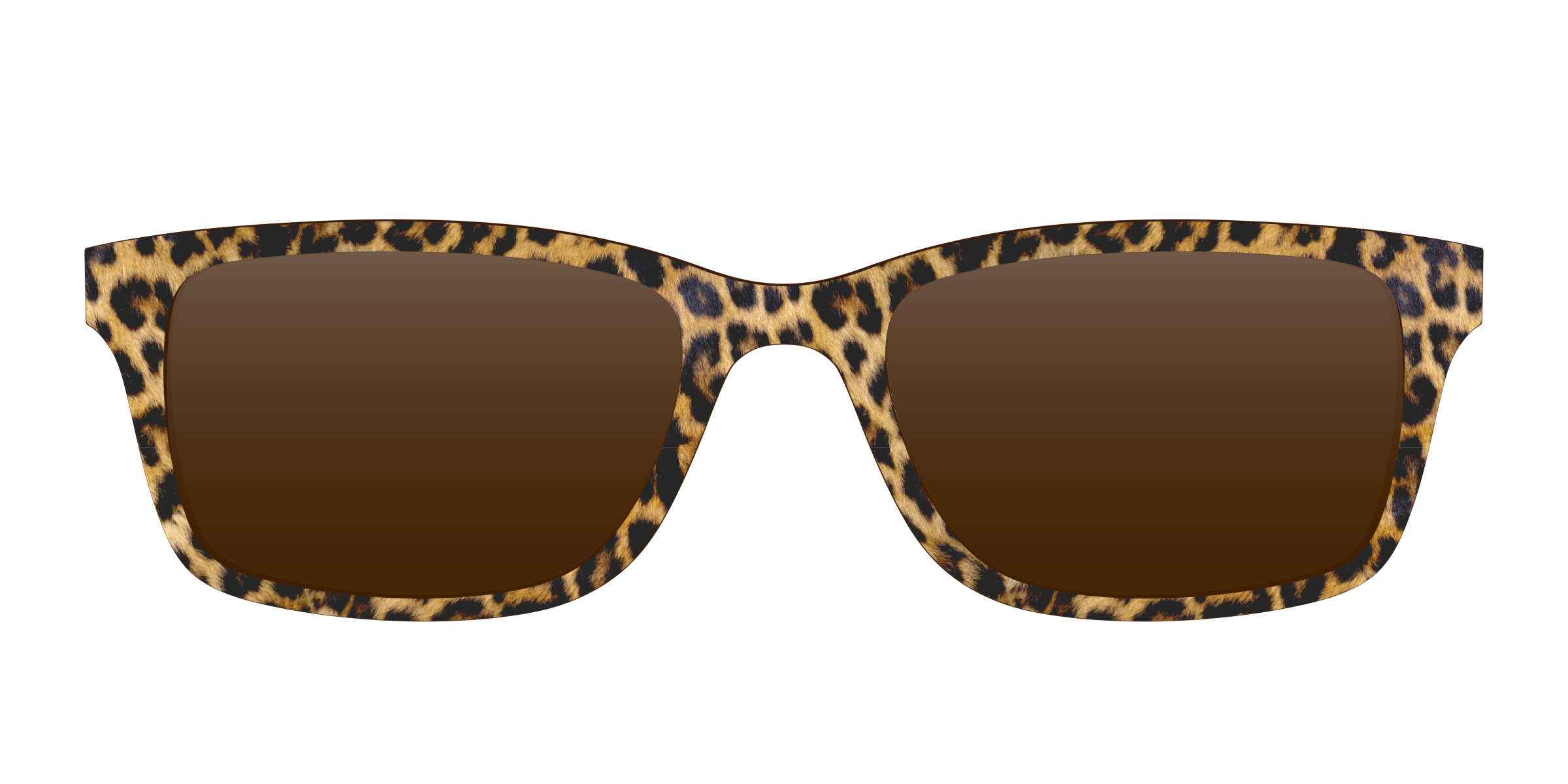 Pair Eyewear Sun Tops Cheetah Spots clip sole maculato