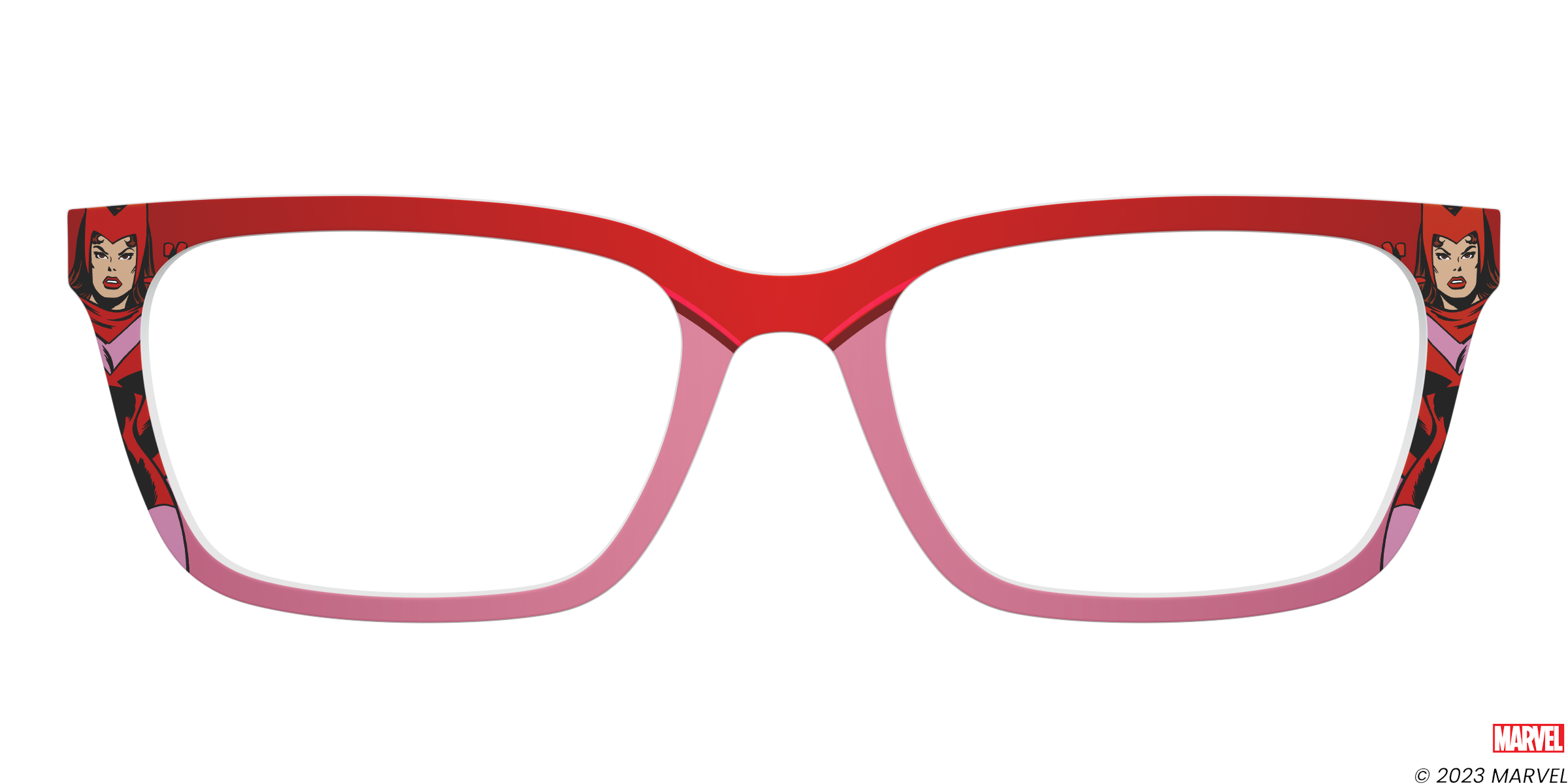 Pair Eyewear Collabs The Scarlet Witch top occhiali rosso