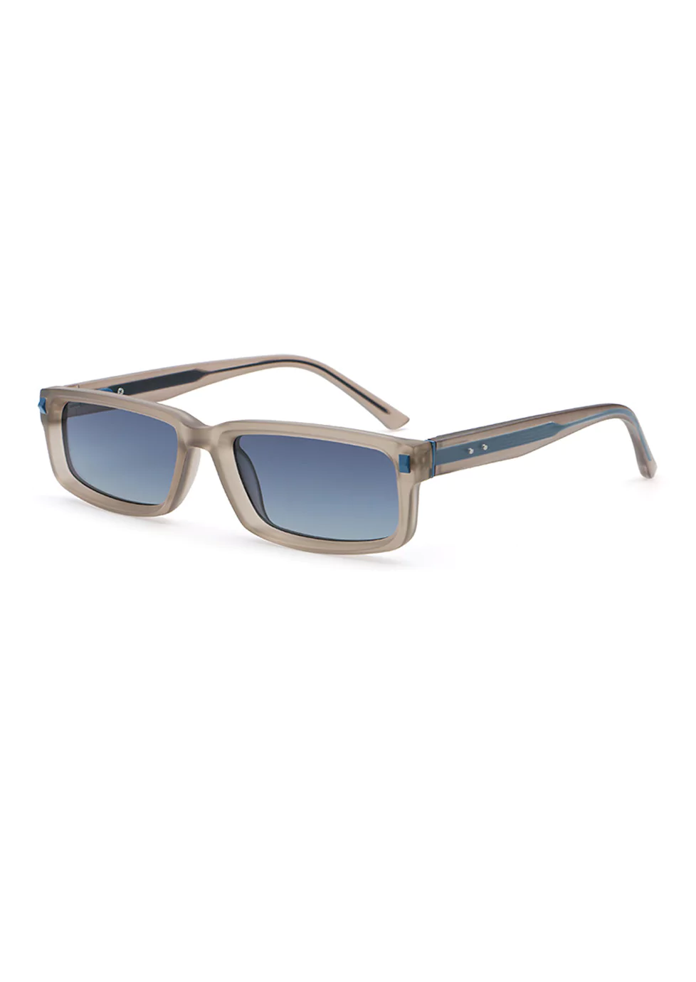Ouyuan S309812 occhiali sole rettangolari polarizzati PC 62-19-145