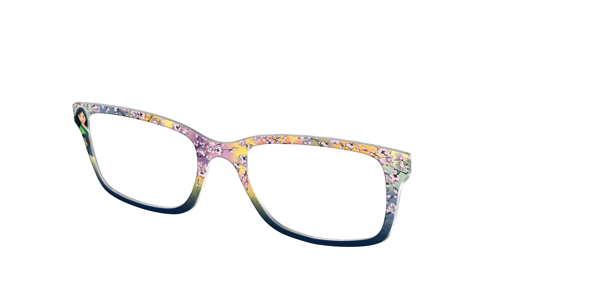 Pair Eyewear Collabs Mulan Plum Blossoms top occhiali rosa