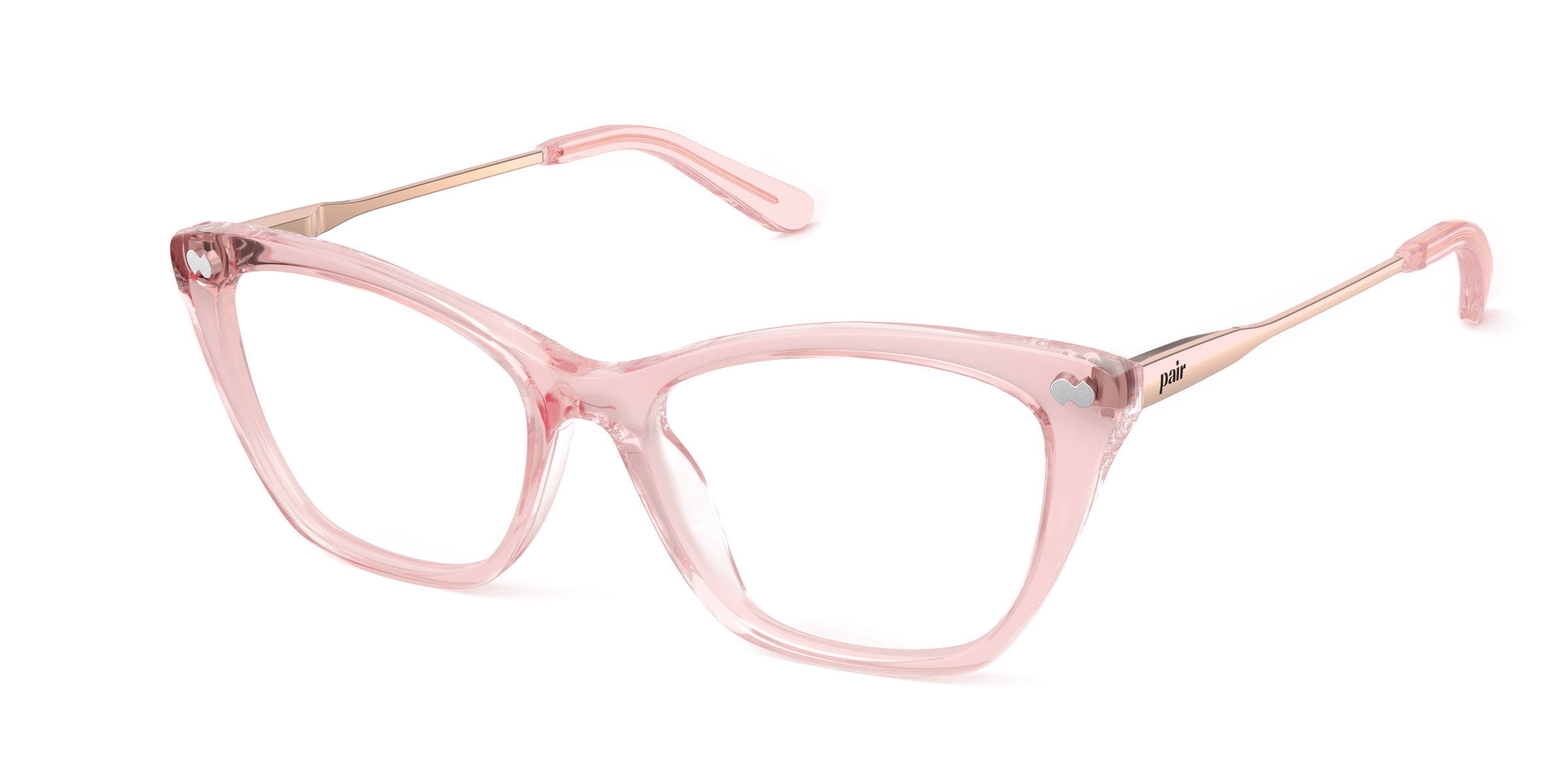Pair Eyewear Wanda Mixed Material montatura vista cat-eye media