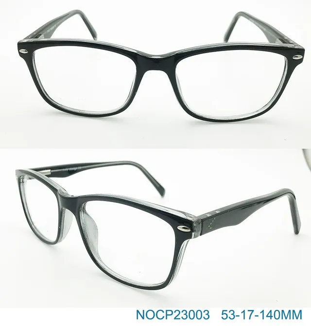 Ouyuan NOCP23003 montatura occhiali nera flex 53-17-140