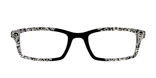 Pair Eyewear Design Tops Bone Paisley top occhiali bianco