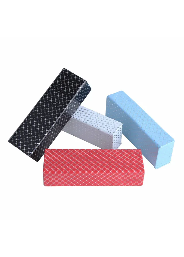 Ouyuan GC0004 custodia occhiali rigida retro nera