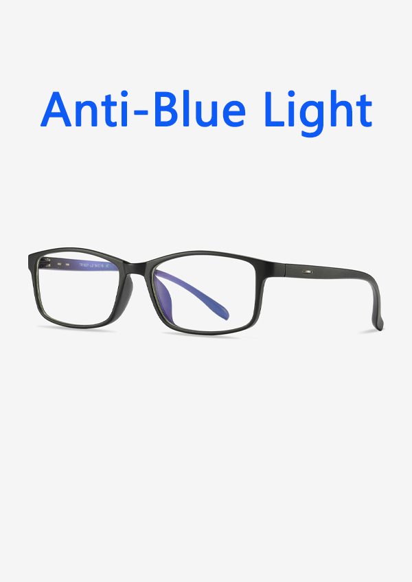 Ouyuan 1827 occhiali luce blu montatura nera TR90