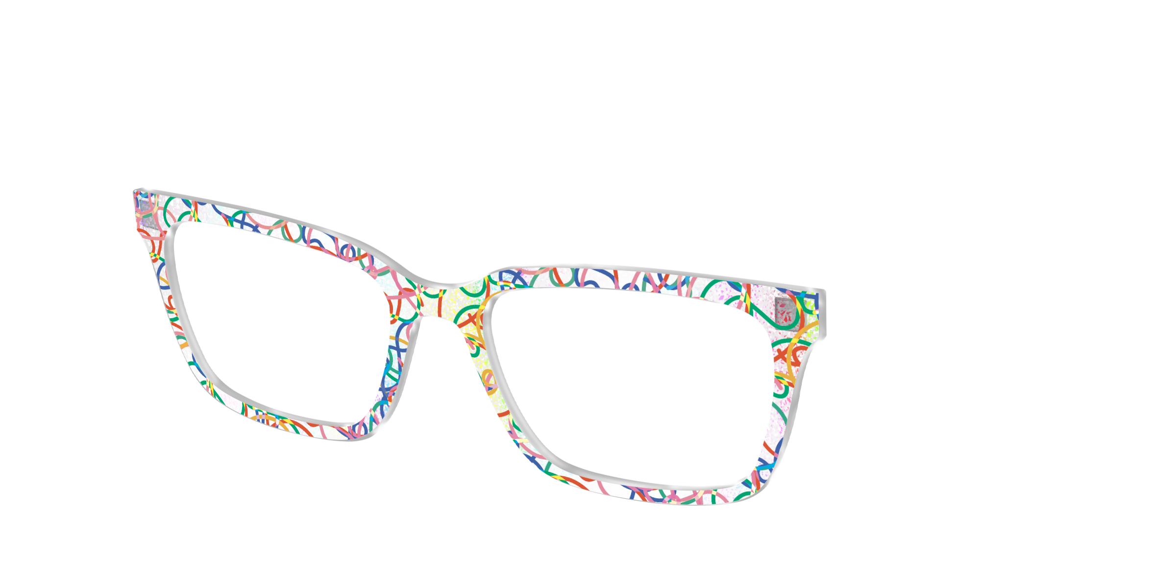 Pair Eyewear Design Tops Celebration Streamers top 417 olografico