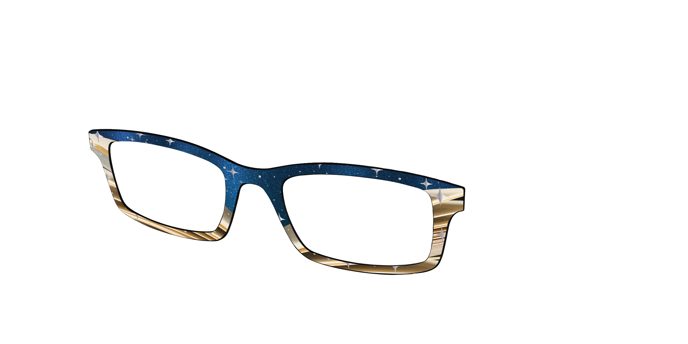 Pair Eyewear Design Tops Enchanted Pages Shimmer top argento