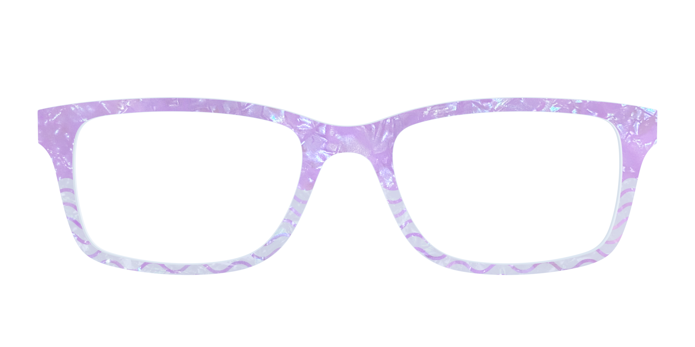 Pair Eyewear Design Tops Wavy Pearl Crystal Split topper Cedro