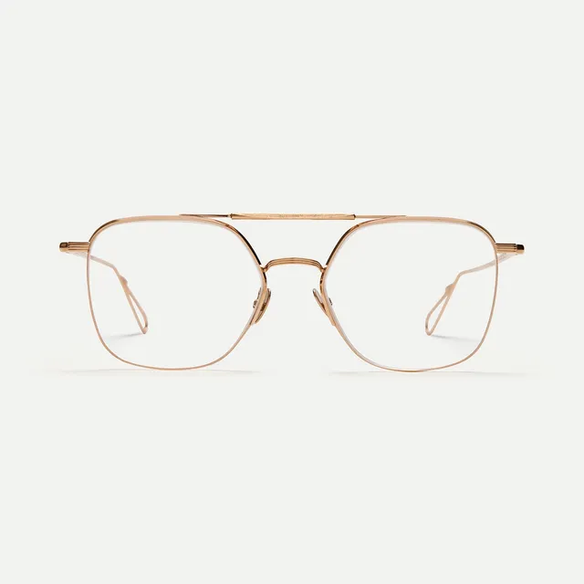 AHLEM Optical Louxor occhiali da vista Champagne metallo