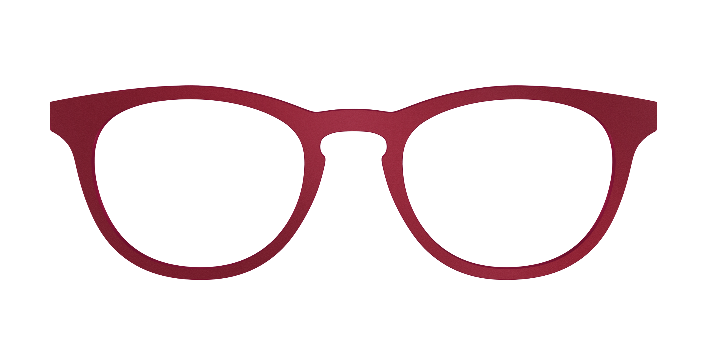 Pair Eyewear Solid Tops Matte Burgundy top occhiali bordeaux