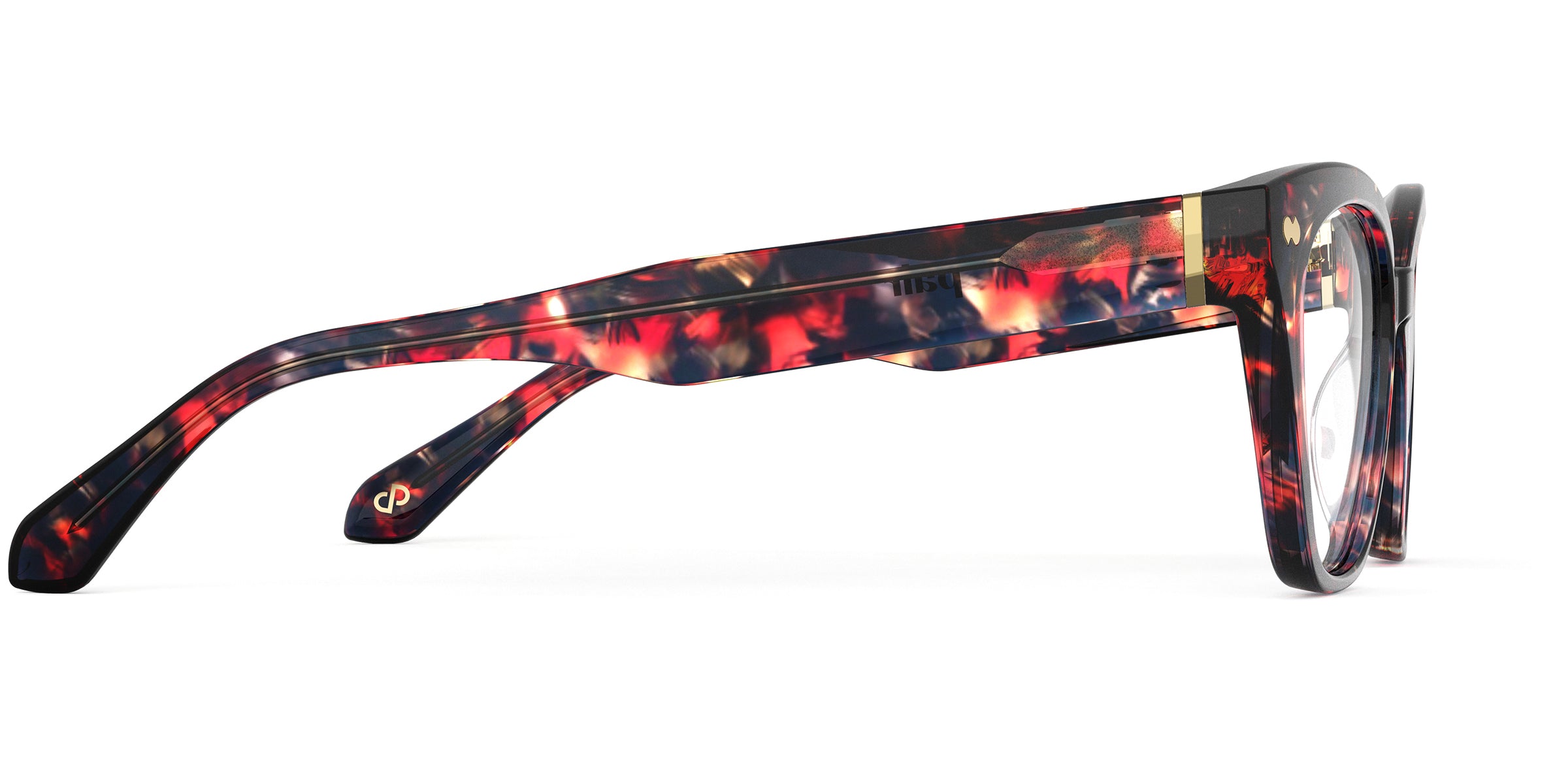 Pair Eyewear Flora Forte montatura occhiali tartarugata rossa