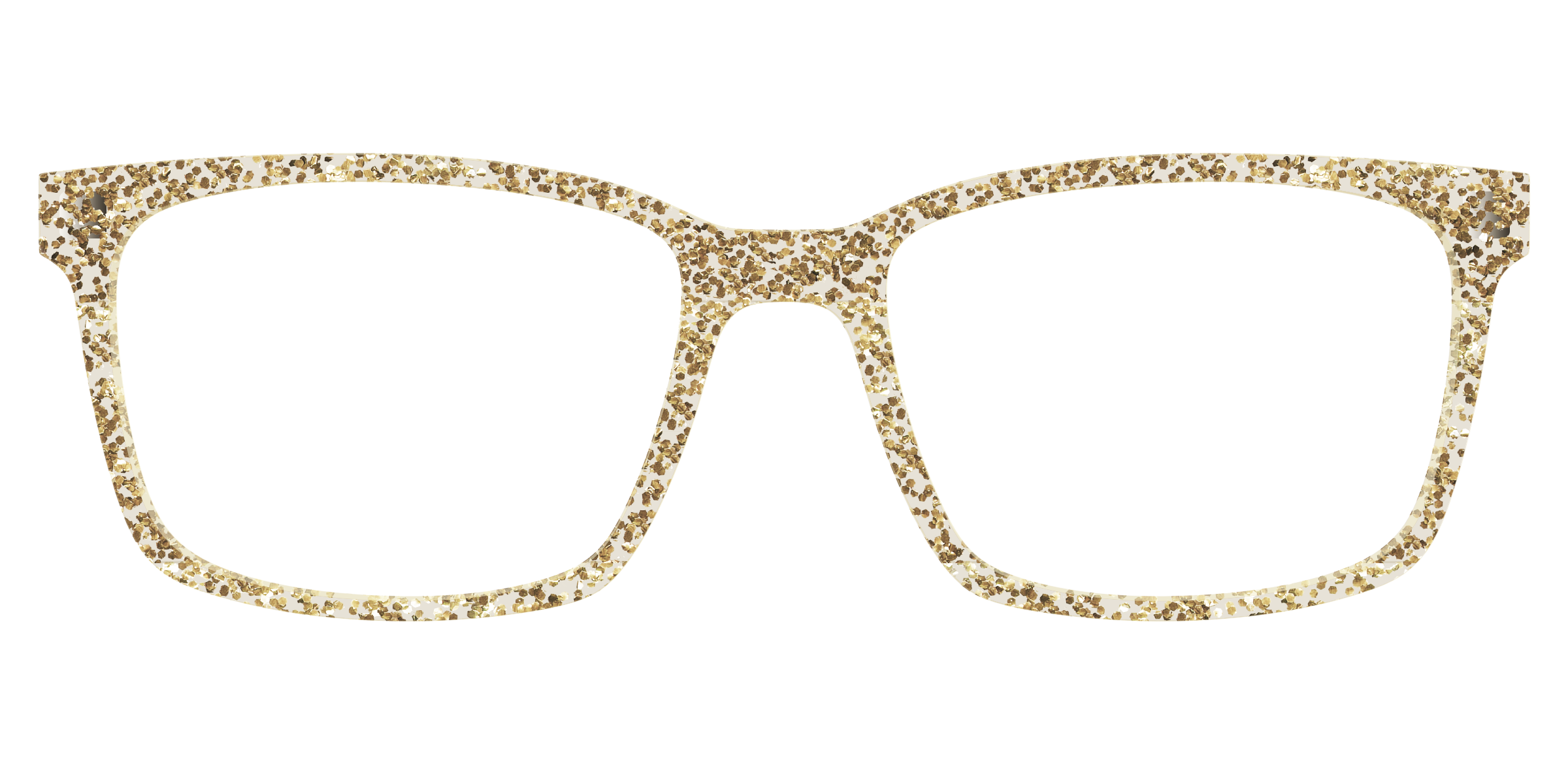 Pair Eyewear Solid Tops The Champagne Sparkle frontalino glitter