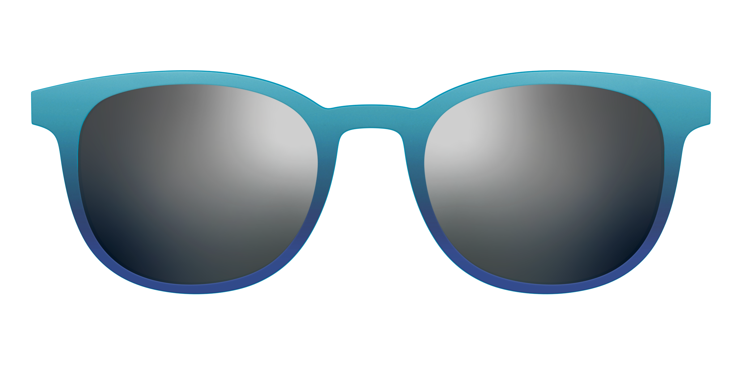 Pair Eyewear Sun Tops Polarized Ocean Blue Sun Top Serra