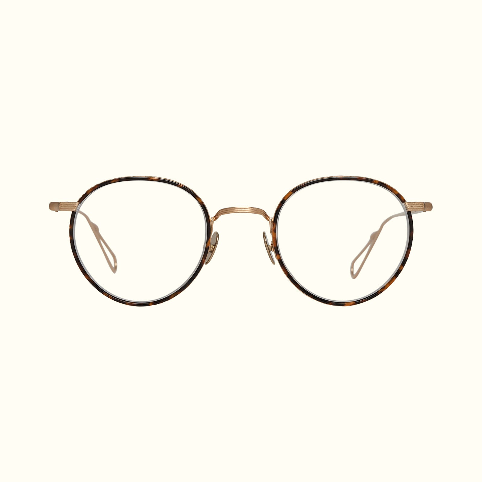 Ahlem Optical Raspail occhiali da vista champagne panto