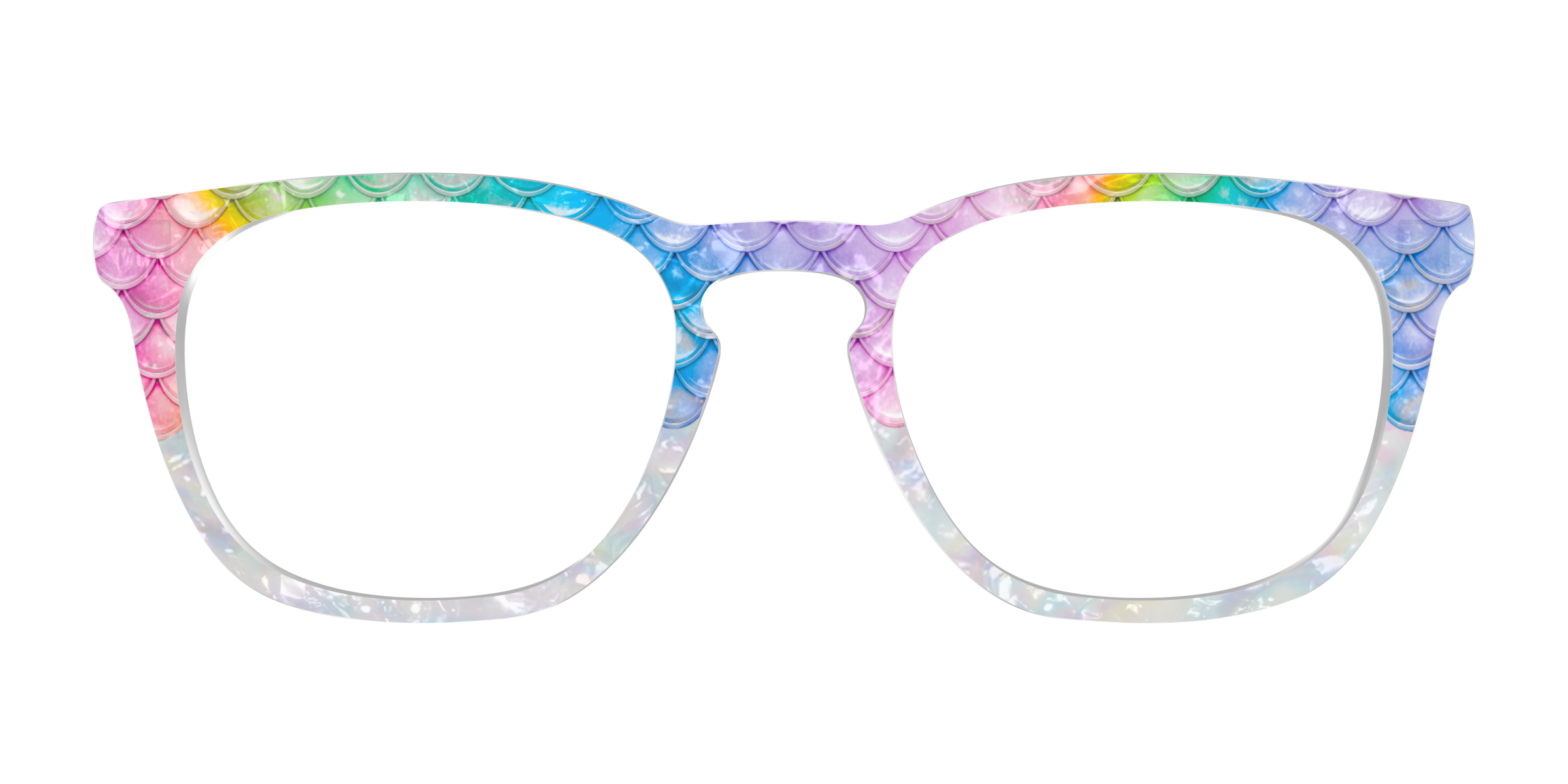 Pair Eyewear Design Tops Rainbow Pearl Scales Crystal top Cedro