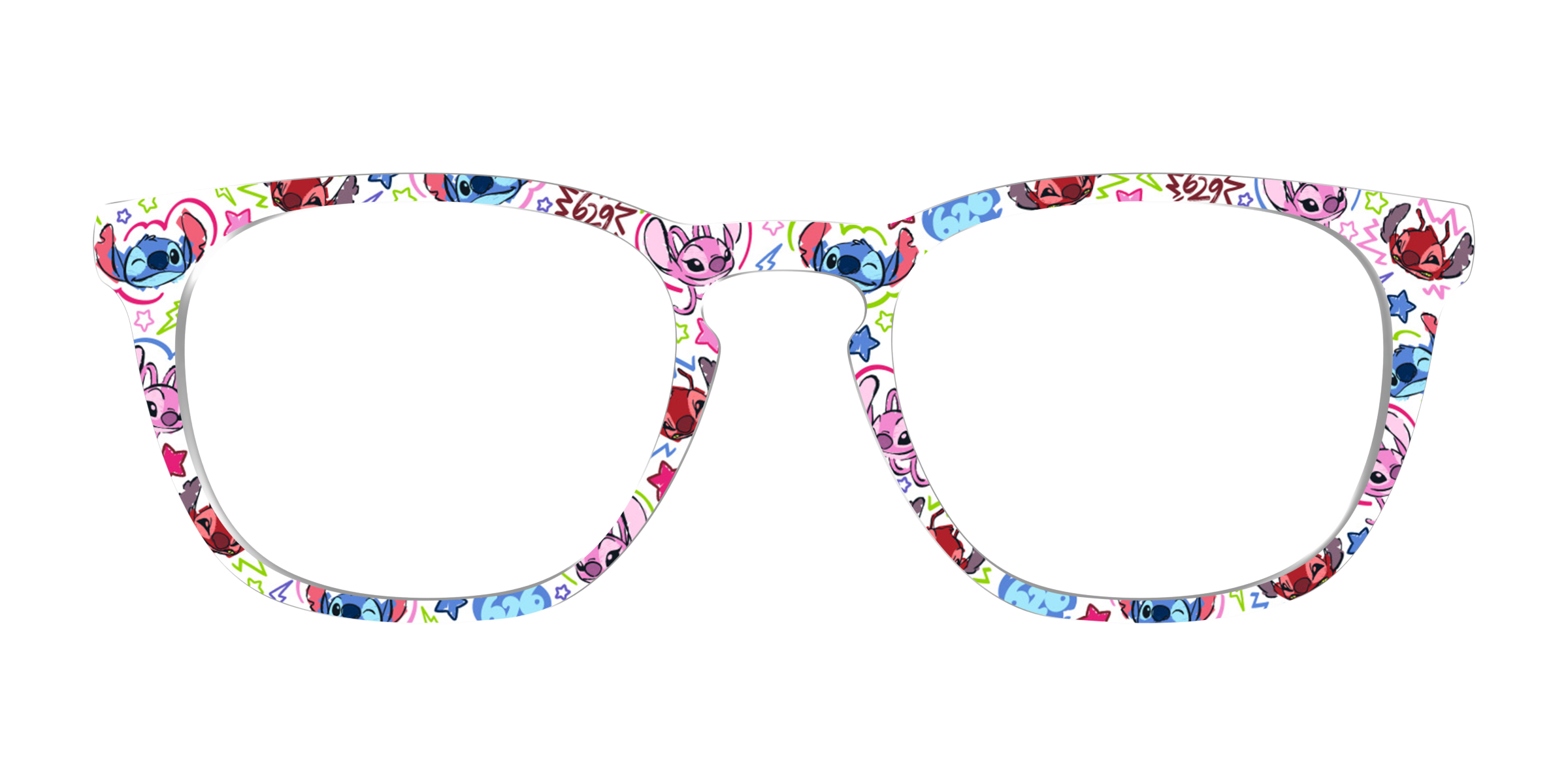 Pair Eyewear Collabs Stitch & Friends Doodles top per occhiali